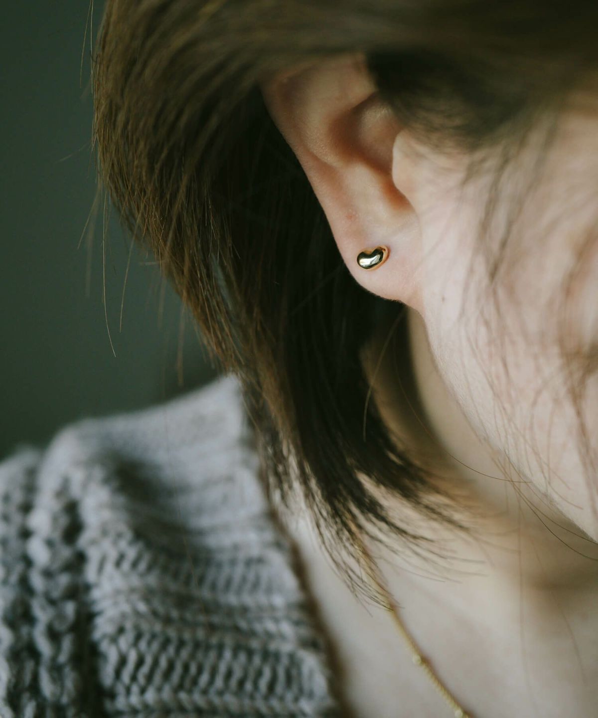 つけっぱなし ピアス ピアス 18金 レディース セカンドピアス k18 軸太 【MOLLICA-GRAND モリカ・グラン】 ポスト長め 18k 小ぶり 金属アレルギー 対応 レディース ジュエリー アクセサリー プレゼント カジュアル おしゃれ セカンドピアス シンプル ぷっくり 豆 エッグ 軽量