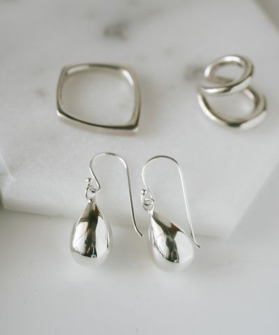 Silver925 Dangle Drop Pierce QATRA -カトラ- | Ops.(オプス)公式