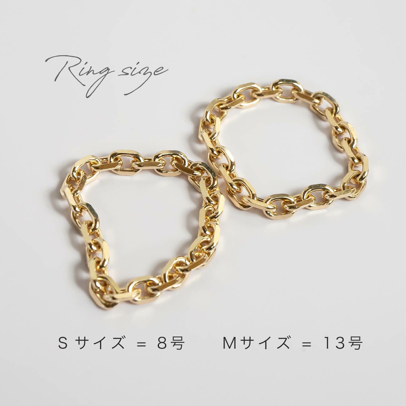 K10 ゴールド チェーン リング SILSILA Ring -シルシラ- | Ops.(オプス 