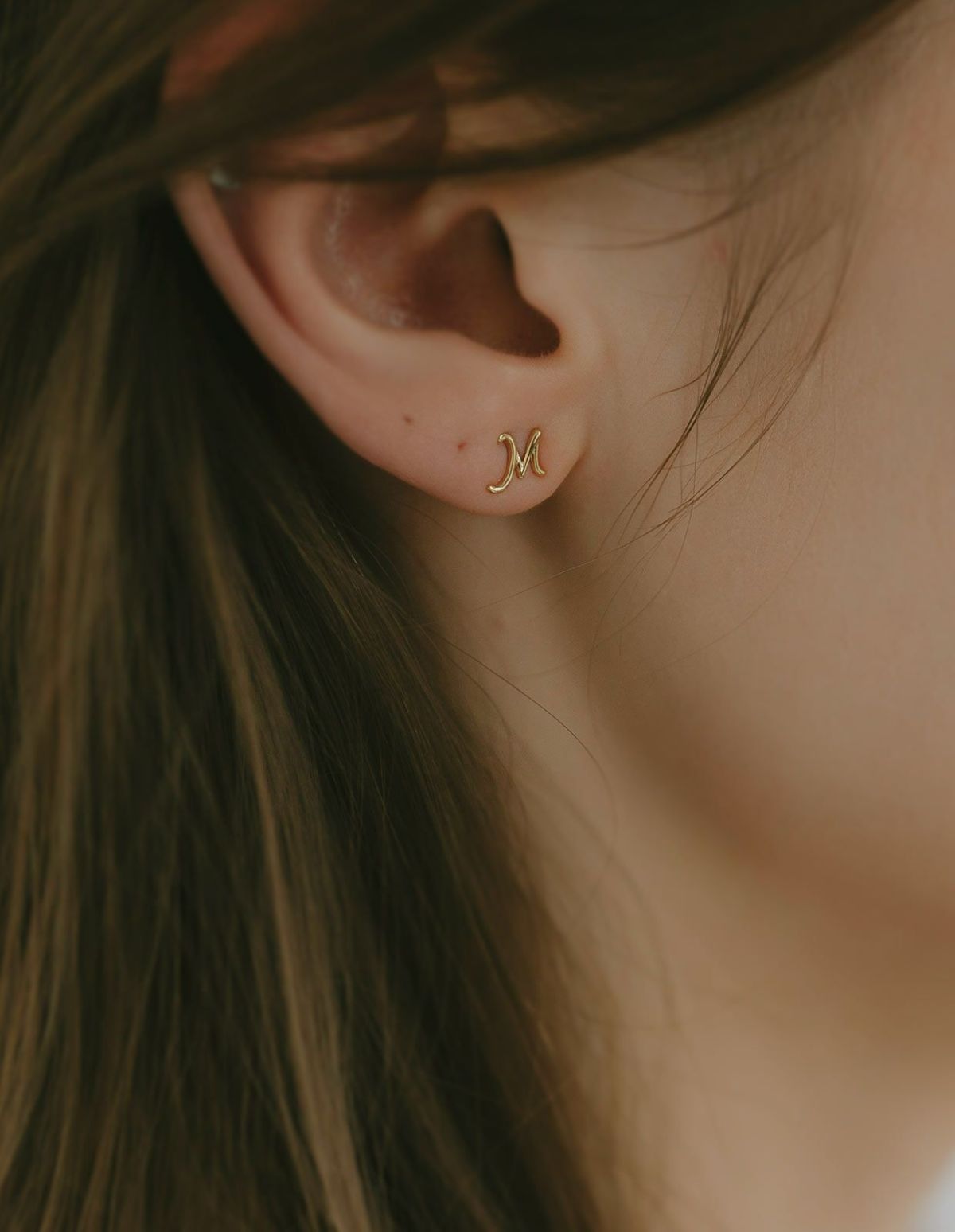 k18 イニシャルピアス