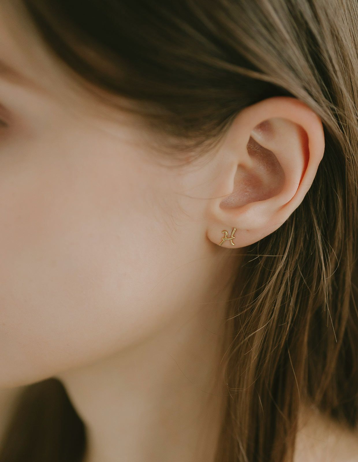 K18あこや×シェーヌピアス 【すべてのアクアリウムの種類】 Mal 