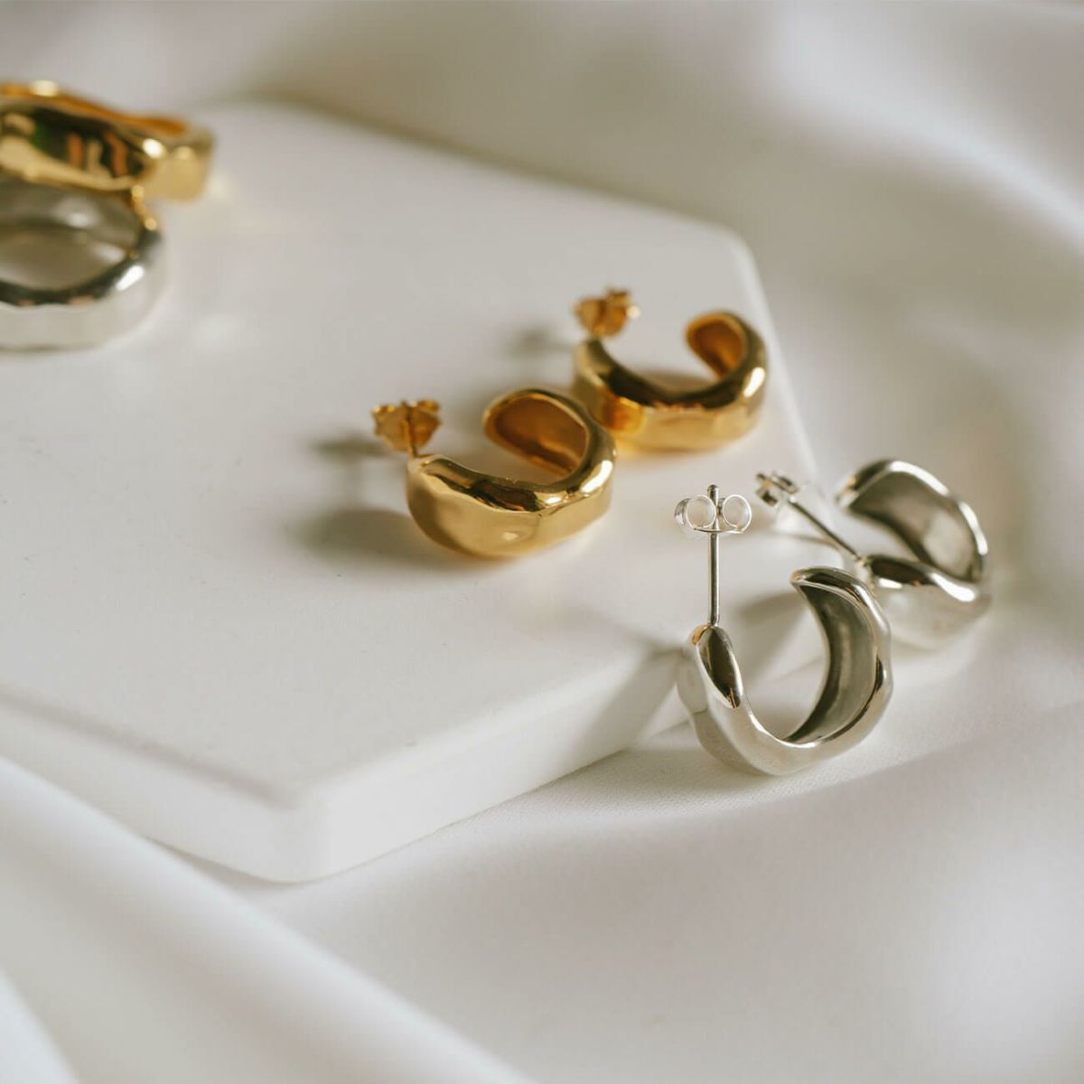 シルバー925 アーチピアス