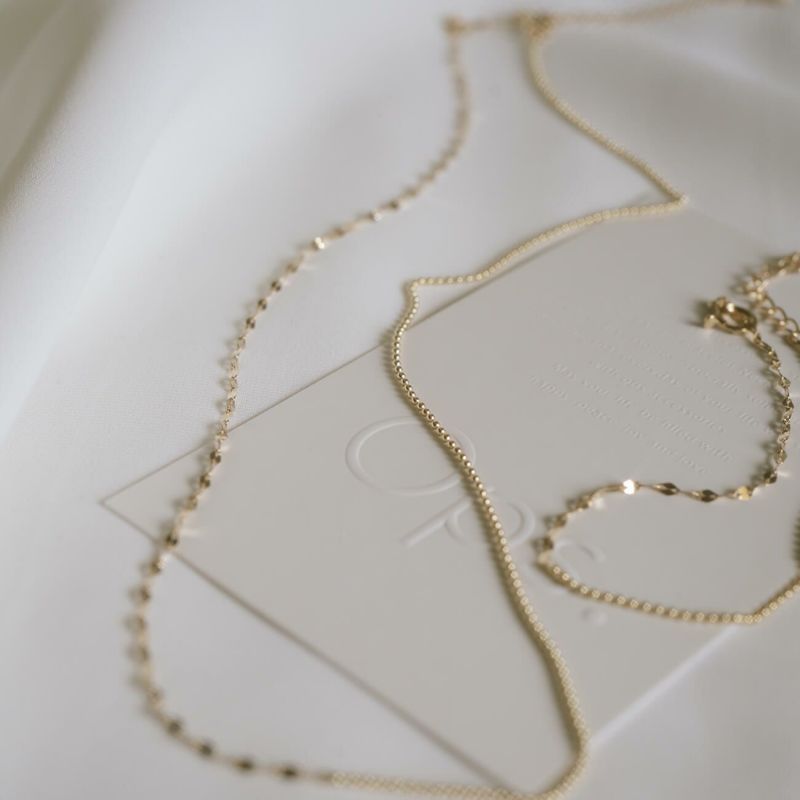 ゴールド ネックレス　チェーン K10 １０金 レディース ブランド