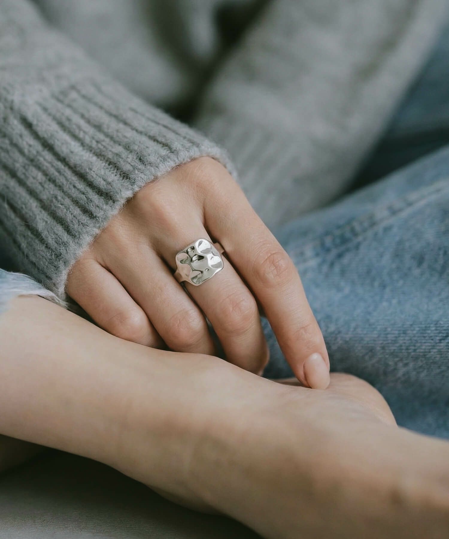 シルバー925 フラットリング