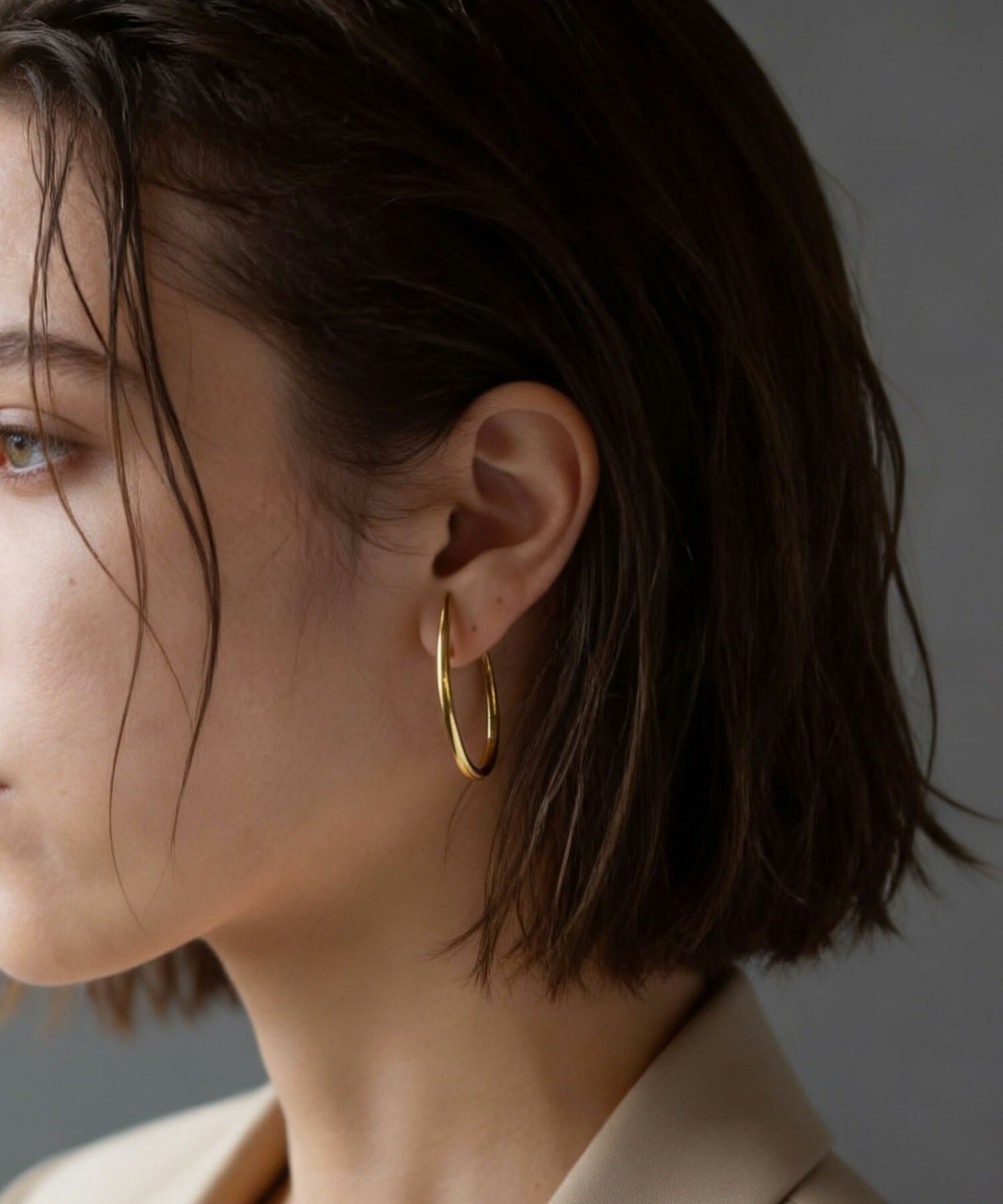 【訳ありアウトレット品】 ピアス フープ 【VIIDA ヴィーダ】 雫 ドロップ 大ぶり ピアス シンプル レディース 18k ピアス 揺れる 派手 個性 レトロ 大人 可愛い ピアス カジュアル フォーマル