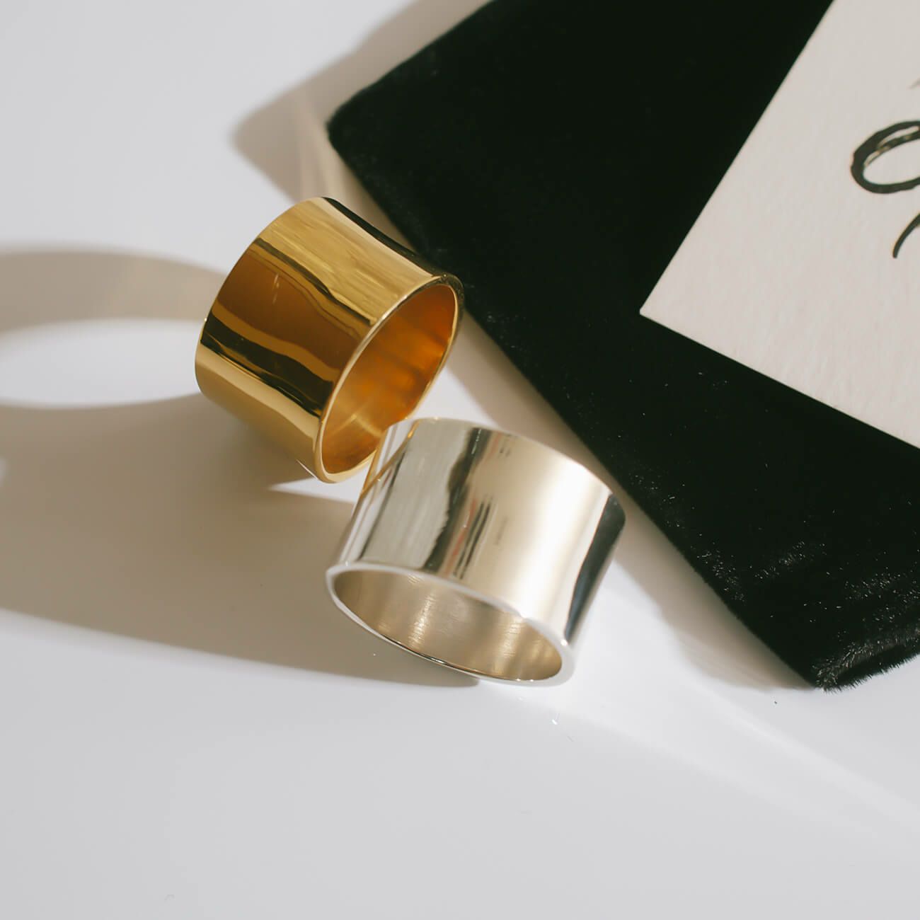 ゴールド 大ぶり リング ワイド　幅広 人気　おしゃれ　ブランド