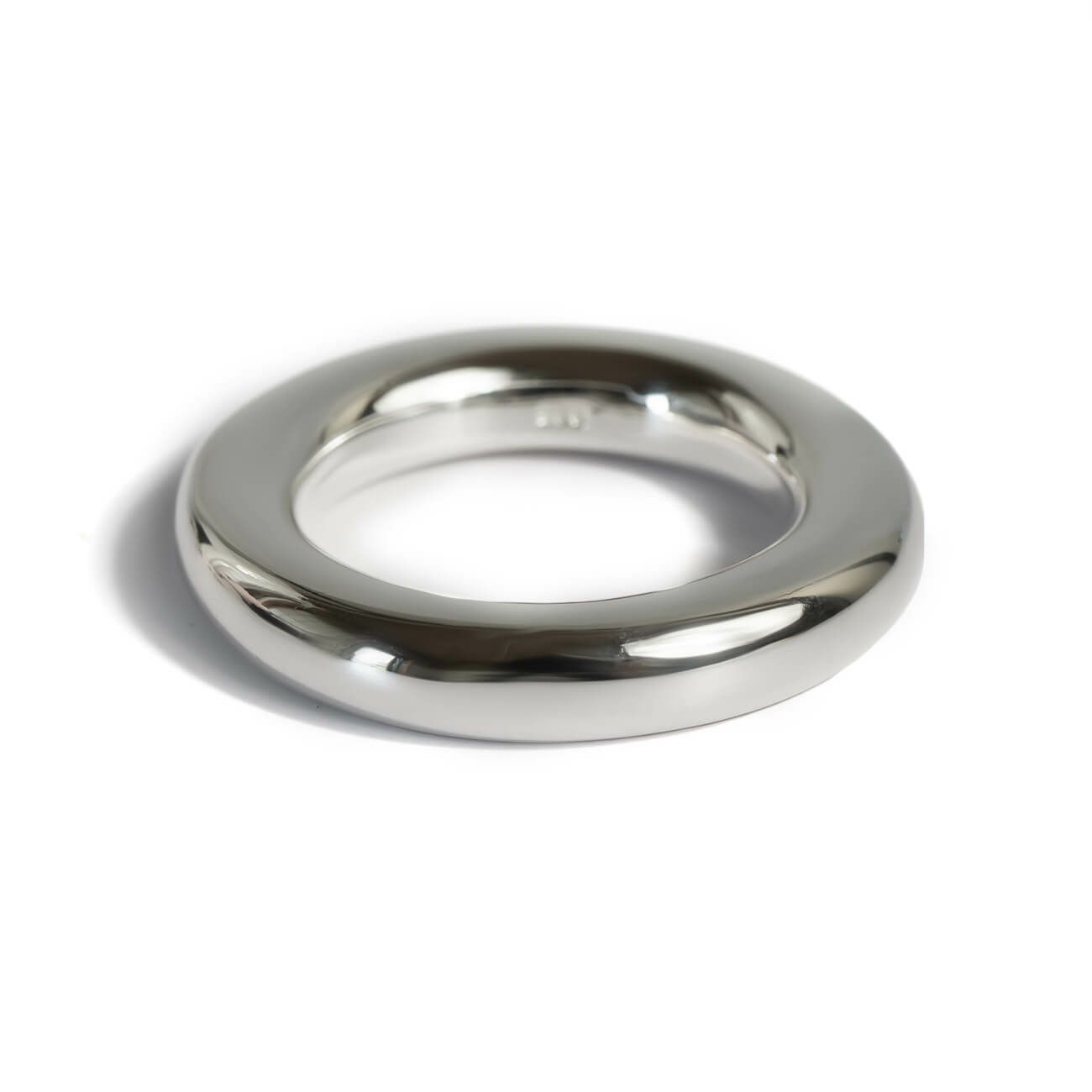 シルバー925 リング 甲丸