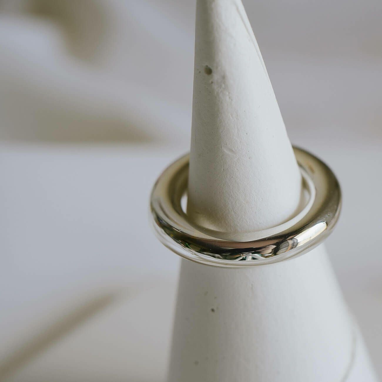 シルバー925 リング 甲丸