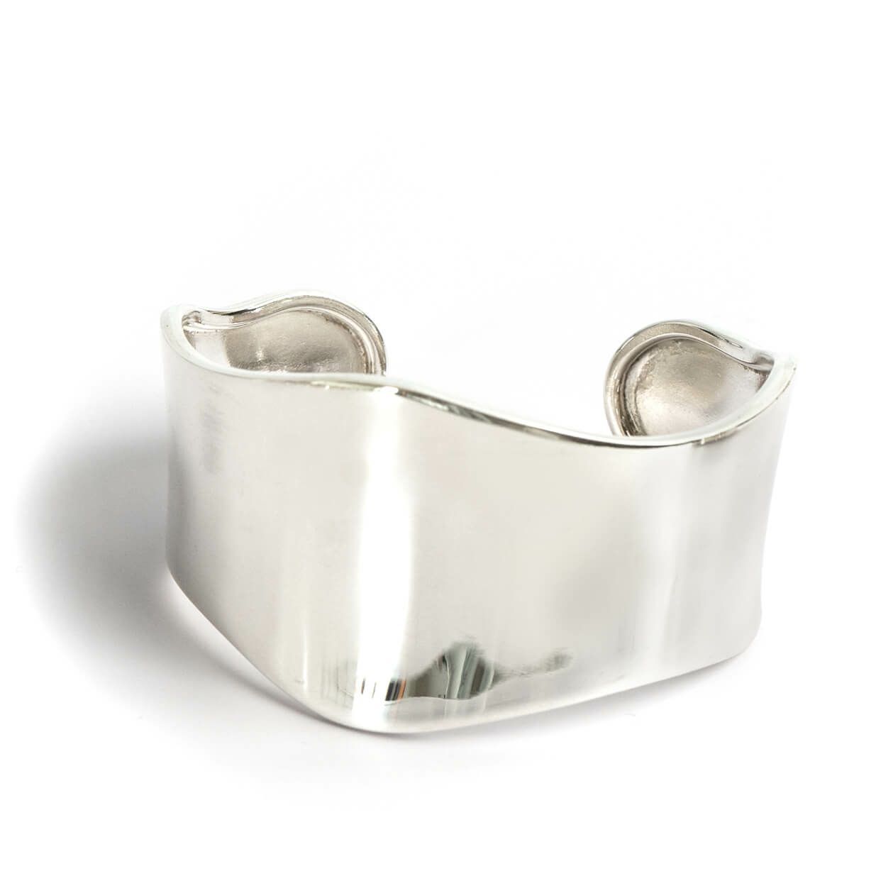 【訳ありアウトレット品】★通常価格→アウトレット価格 シルバー925 バングル 太め【Karpos カルポス】/ シルバー バングル シルバー ワイド カフ バングル ジュエリー アクセサリー レディース 幅広 太め ブレスレット シルバー925 SV925 シンプル silver925 カーブ