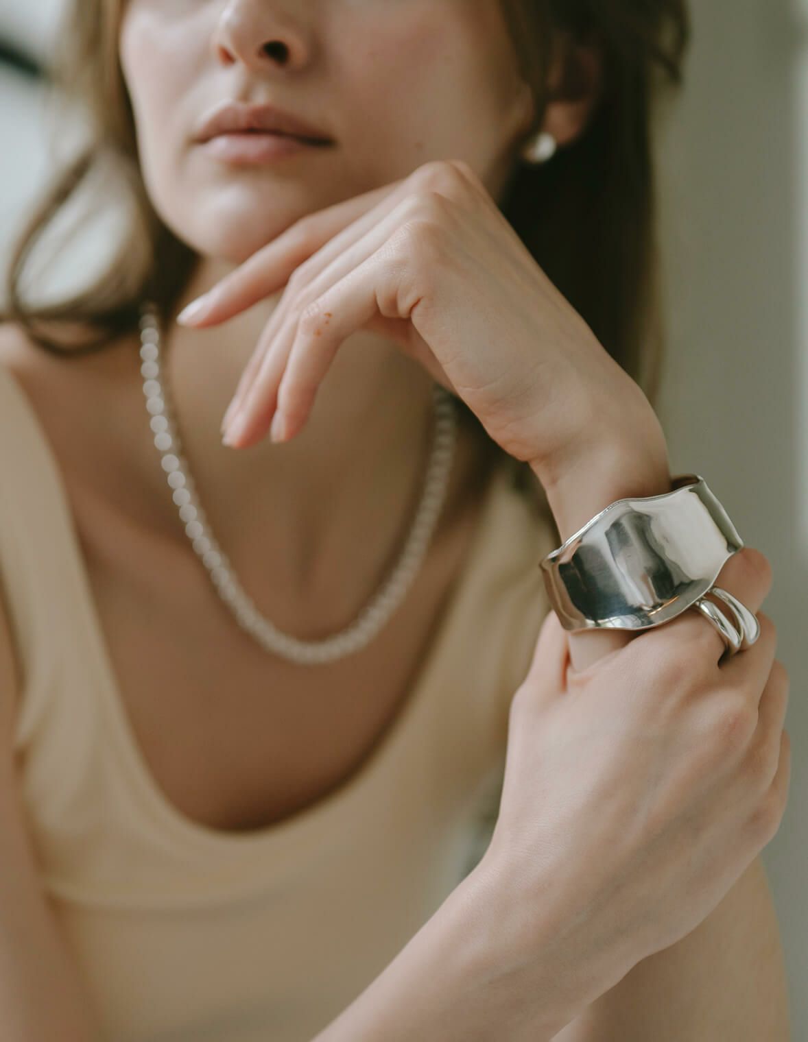 【訳ありアウトレット品】★通常価格→アウトレット価格 シルバー925 バングル 太め【Karpos カルポス】/ シルバー バングル シルバー ワイド カフ バングル ジュエリー アクセサリー レディース 幅広 太め ブレスレット シルバー925 SV925 シンプル silver925 カーブ