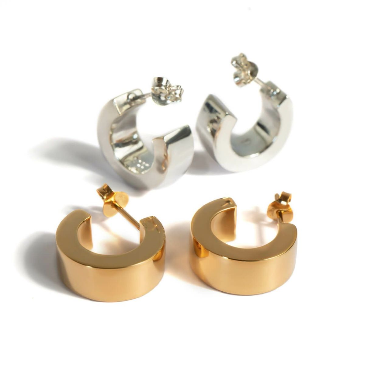 シルバー925 フープピアス