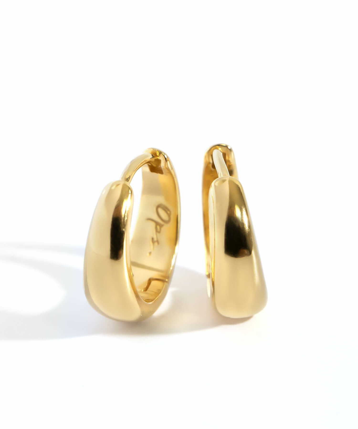 小ぶり フープピアス 【kyklos-moon キクロス・ムーン】 シルバー925