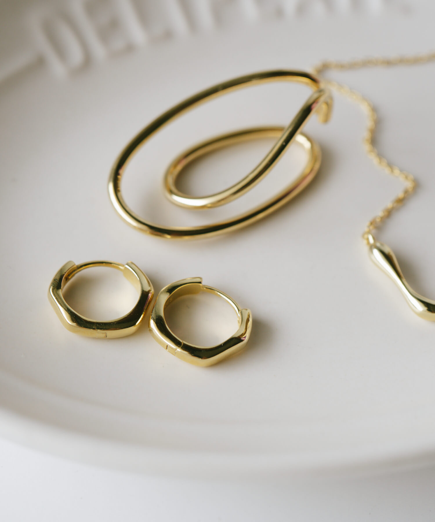 金属アレルギー対応ピアスフープ小さめ【kyklos-waveキクロス・ウェーブ】幾何学ウェーブピアス18k仕上げフープ中折れ式シルバー925フープピアスシルバーゴールドk18小ぶりピアス18金六角ニッケルフリーシンプルピアスレディース