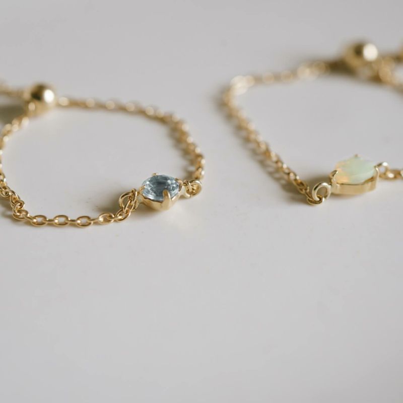 リング 指輪 18k ゴールド レディース 【megrez-gems メグレズ