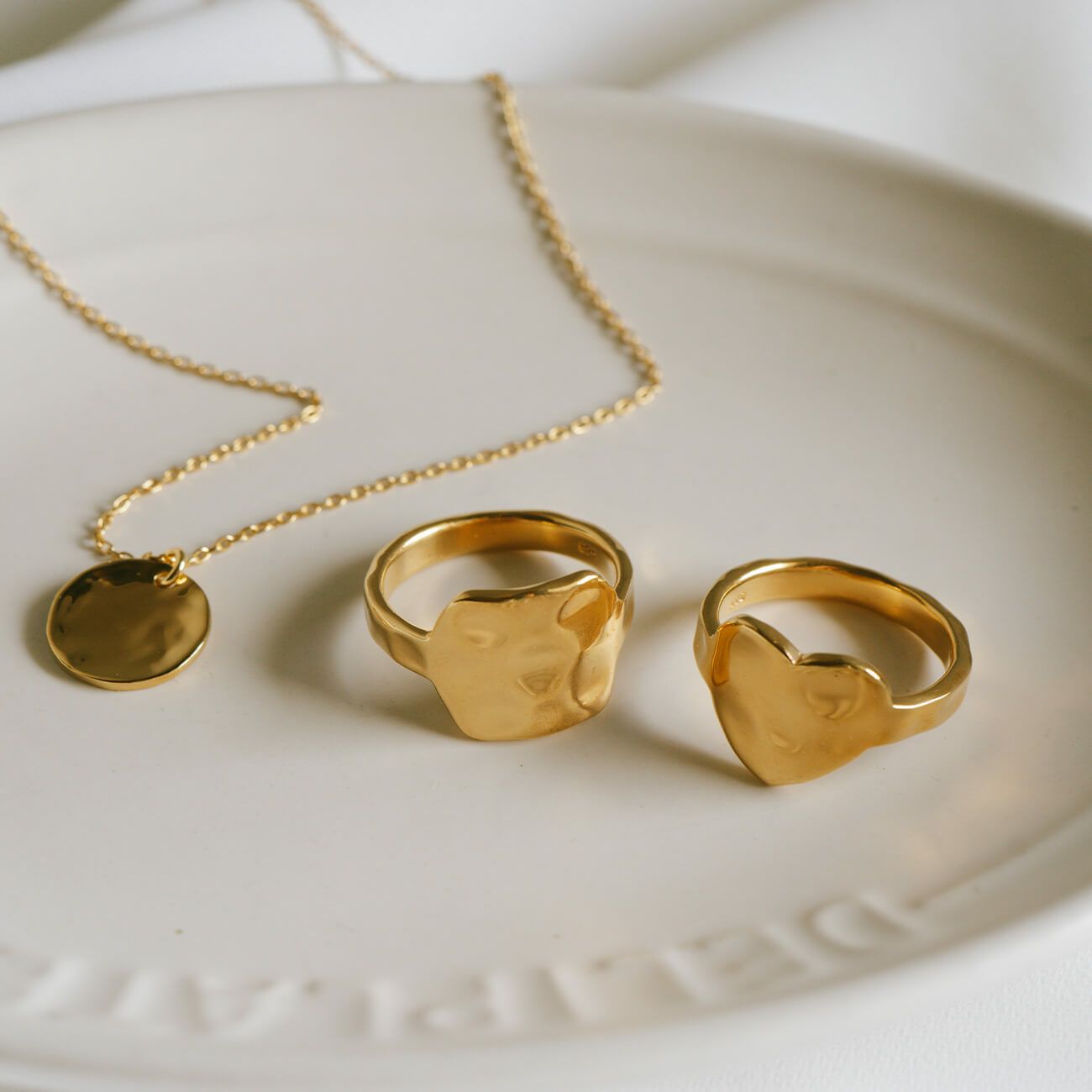 【訳ありアウトレット品】★通常価格→アウトレット価格 リング レディース メンズ ゴールド 指輪 シルバー k18 仕上げ 【Olieolie オリオリ】 ハート スクエア フラットリング 槌目 シルバー925 シンプル 18k 18金 シンプル ゴールド 18K仕上げ シルバーリング Silver925