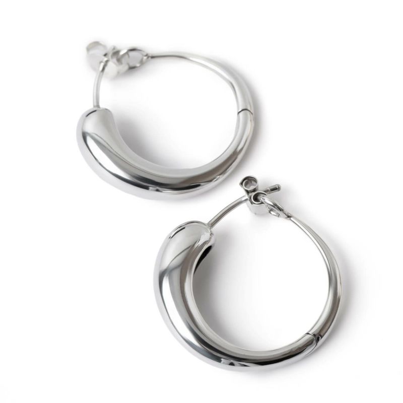 ピアス 金属アレルギー 対応 シルバー925 フープピアス 18k 仕上げ 【micorra ミコラ】 Ops.(オプス)公式ストア
