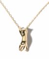 10Kネックレスチェーンゴールドレディースシンプル【zoi-cat-nkゾイ・キャット】K1010金ネックレス猫ネコアクセサリー華奢繊細スキンジュエリー小ぶり20代30代40代ネックレス普段使い40cmゴールドネックレス細め金アレ対応イエローゴールド