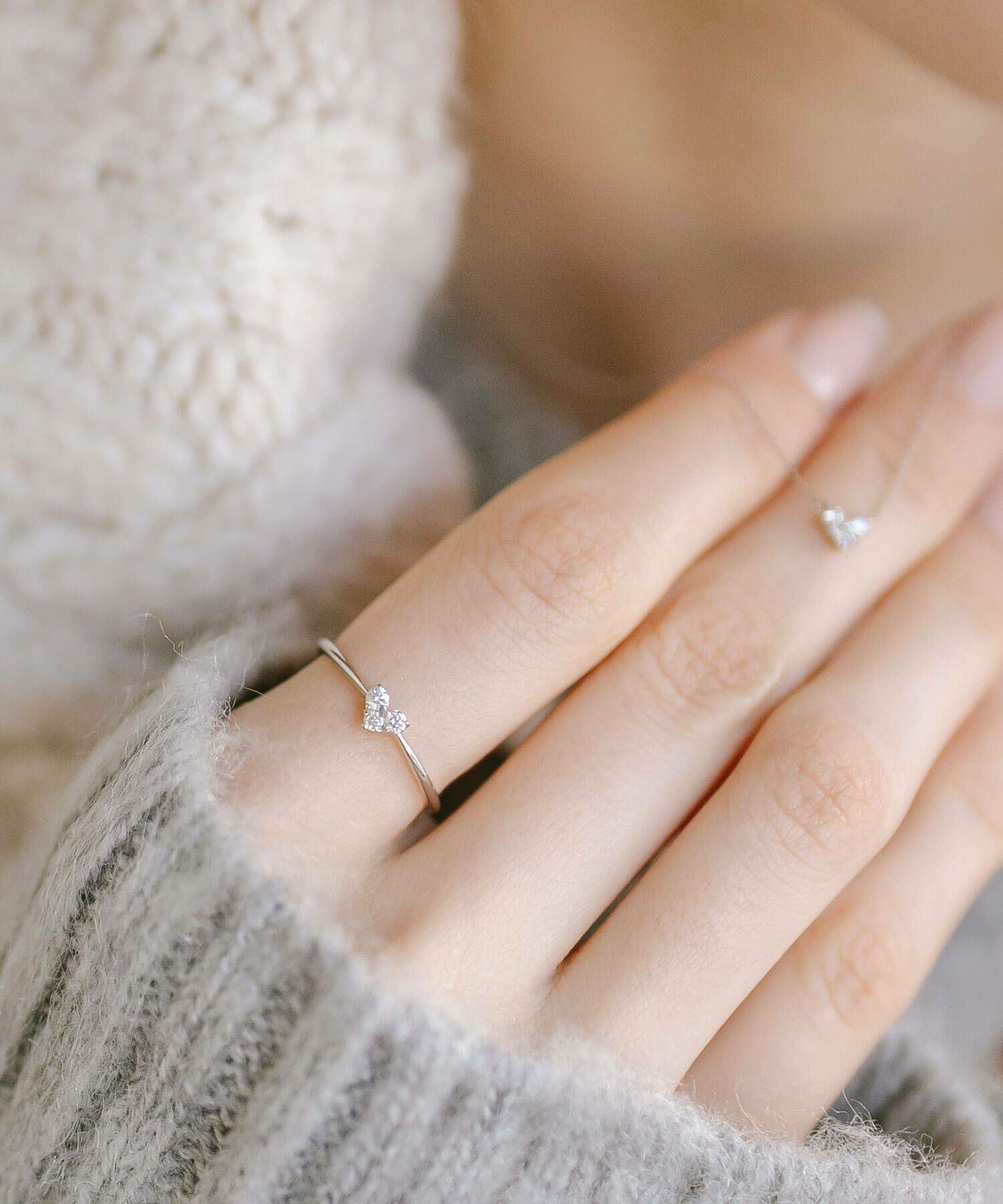 ダイヤ リング プラチナ 普段 使い 【majerta-ring マジェルタ  