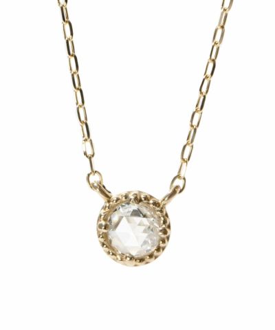 ダイヤ10kチェーンネックレスレディース金属アレルギー【asteri-vega-nkアステリ・ベガ】ダイヤモンドk10ネックレスドロップラウンド丸10金クリスマスギフト女性プレゼント大人シンプル華奢緻密細い滑らかネックレス40cm40センチ上品