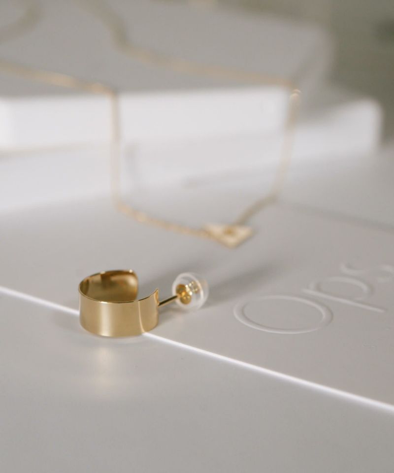 18k ピアス フープ シンプル ゴールド 【enlille-pe-10mm 18k ピアス フープ シンプル ゴールド 【enlille-pe-10mm