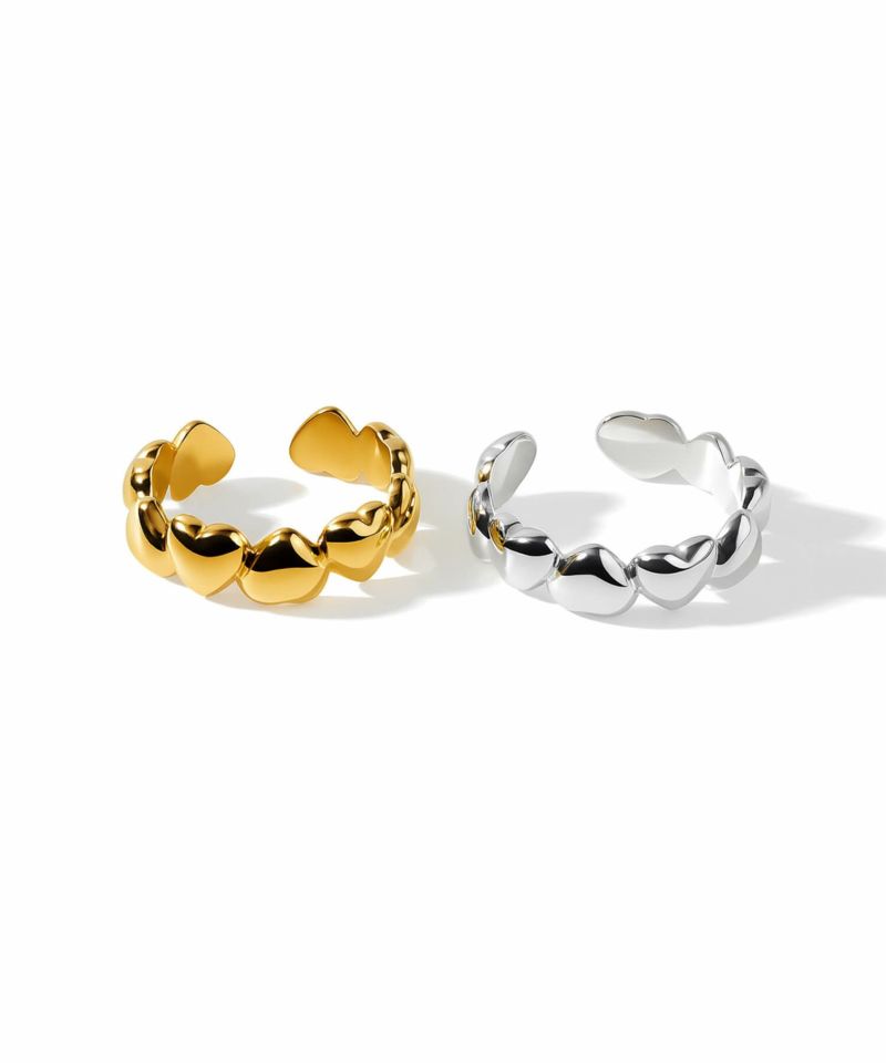 シルバー925 レディース ハート  リング