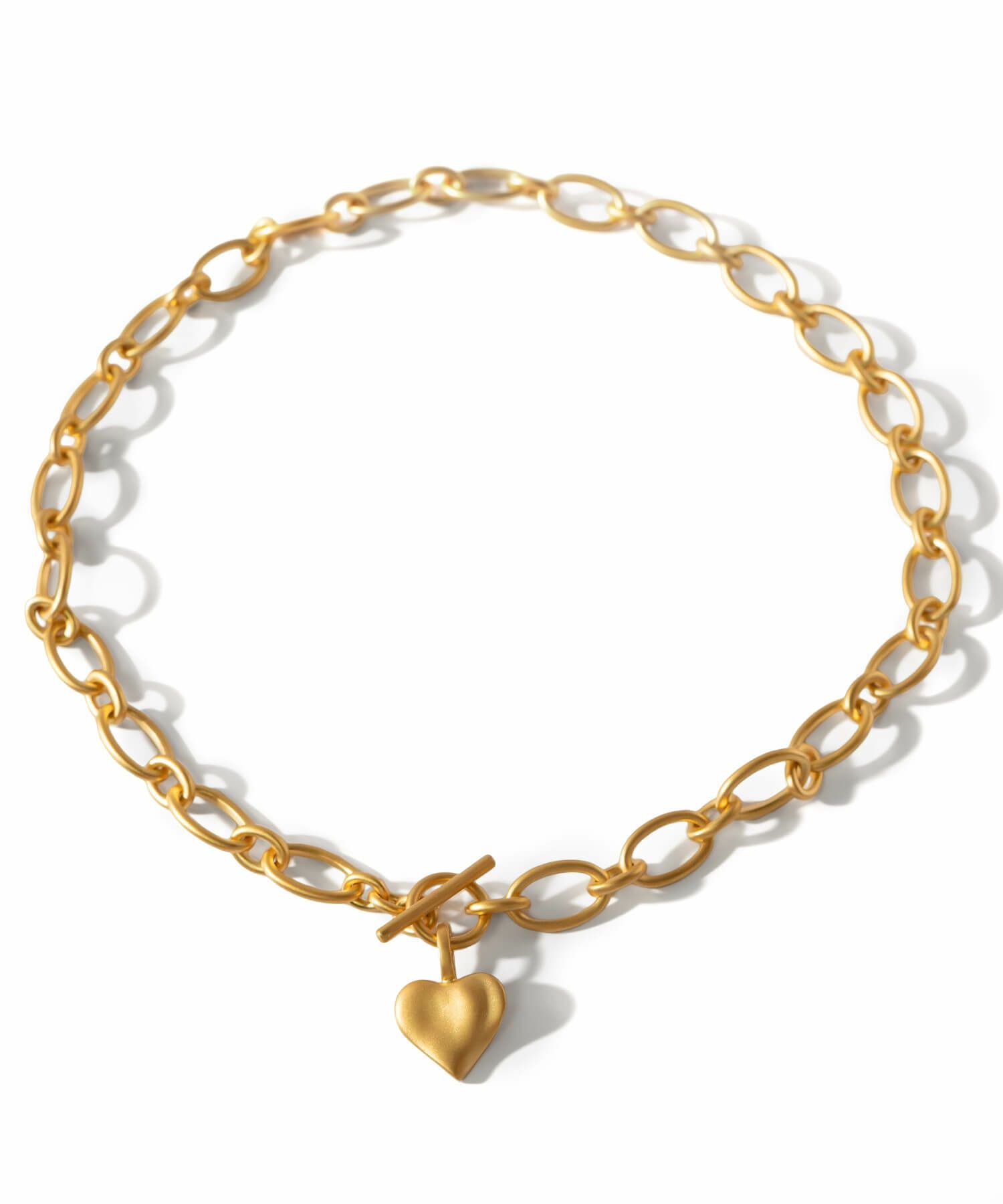 シルバー925ネックレスチェーンゴールド太め【mellow-heart-chain-nkメロウ・ハート】ハートネックレス金属アレルギー18金仕上げネックレスチェーンk18レディースシンプルネックレスチェーン50cmチェーンネックレスプレゼント女性誕生日