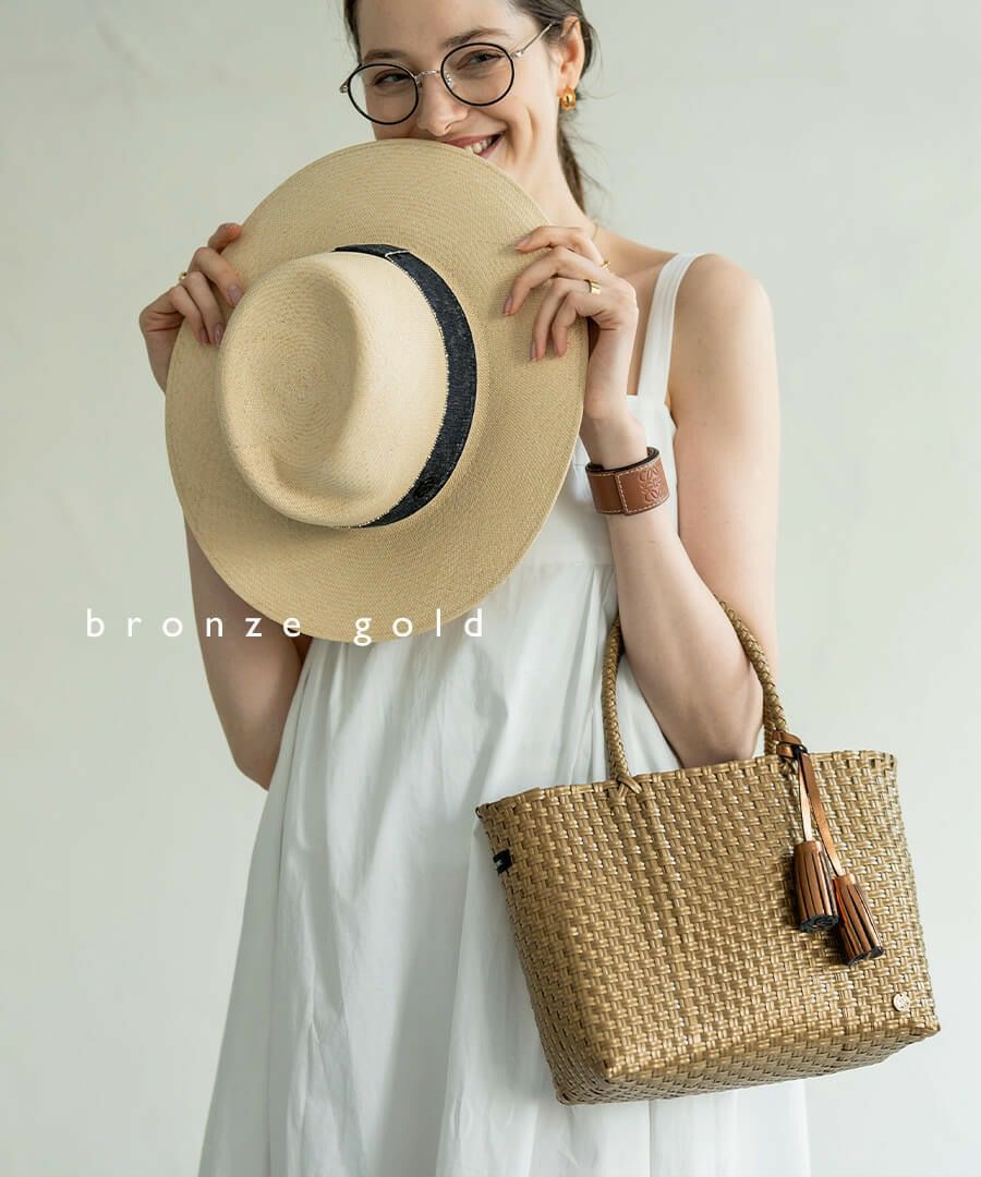 夏バッグ メルカドバッグ かごバッグ トートバッグ レディース 軽い ミニトート ビニールバッグ プールバッグ【Bacerra ベセラ Sサイズ】マルシェバッグ エコバッグ アウトドア カゴバッグ シンプル 可愛い お守り チャーム プレゼント ブランド HAYNI ヘイニ