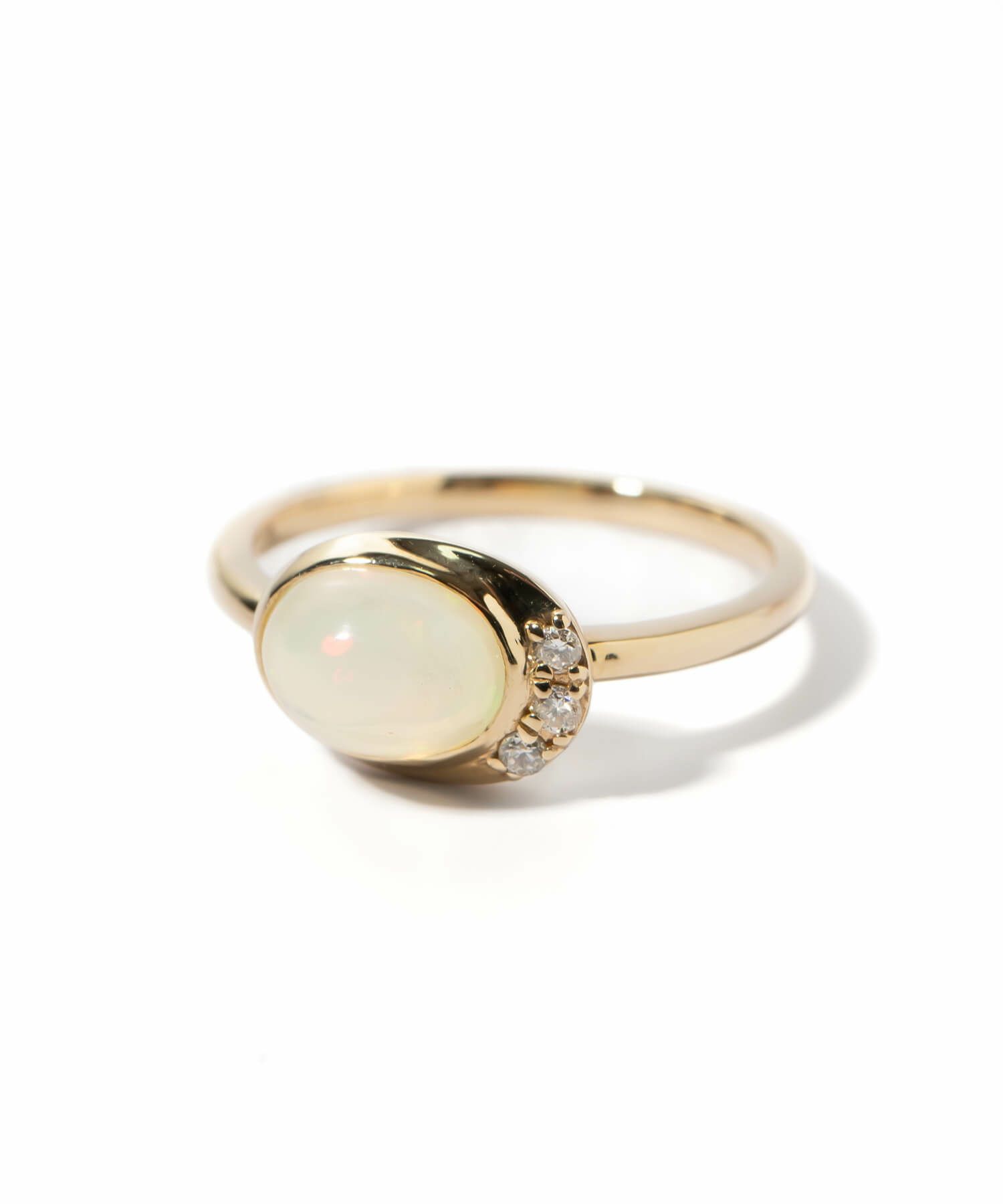 オパール リング k10 【elia-tva-ring エリア・トヴォ】 天然石 リング 