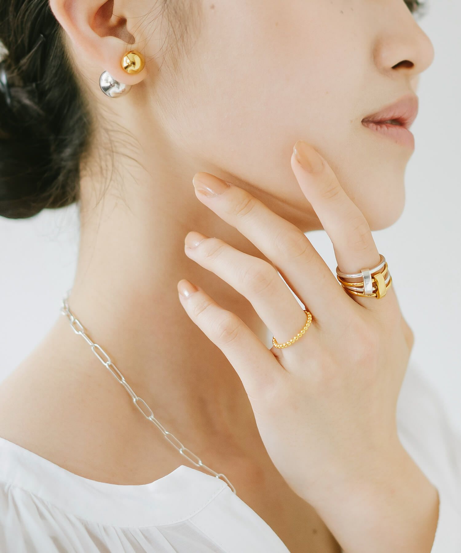 シルバーリング【Beluaベルーア】シンプルスクエアレディースsilver925リング925silverシルバー925デザインリングカジュアルフォーマル金属アレルギー安心指輪ジュエリーアクセサリー地金指輪重ね付け中指人差し指指輪