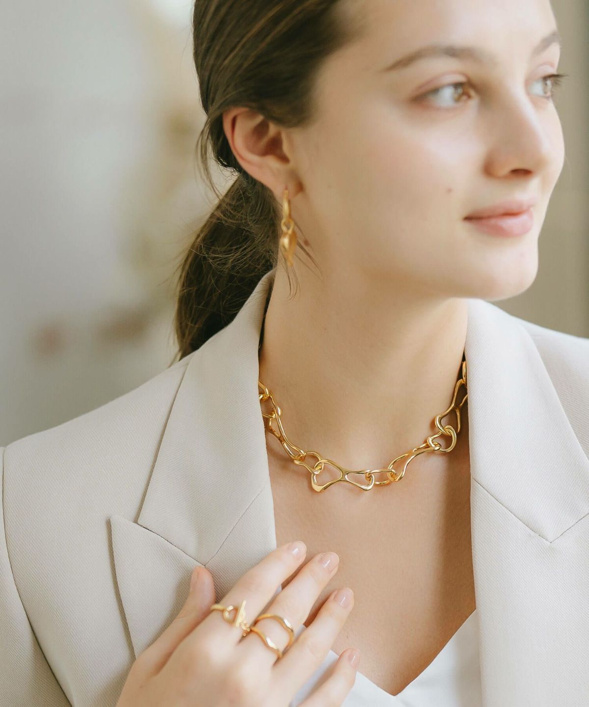 秋冬新作チェーンネックレスシルバー925メンズレディースシンプル【pallasパラス】金属アレルギー対応ネックレス20代30代40代きれいめ秋大ぶりネックレス大きめシルバーアクセサリーイエローゴールド大人カジュアル誕生日プレゼント女性50代