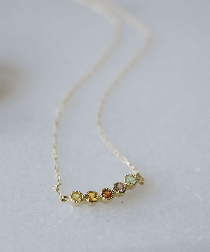 天然石ネックレスイエローゴールド【palve-quintパルヴェ・クイン】ネックレスペンダントトップアメジストシトリンガーネットペリドットブルートパーズ10K金属アレルギー対応10金k10ゴールドおしゃれシンプル誕生石ネックレスパワーストーンお守り