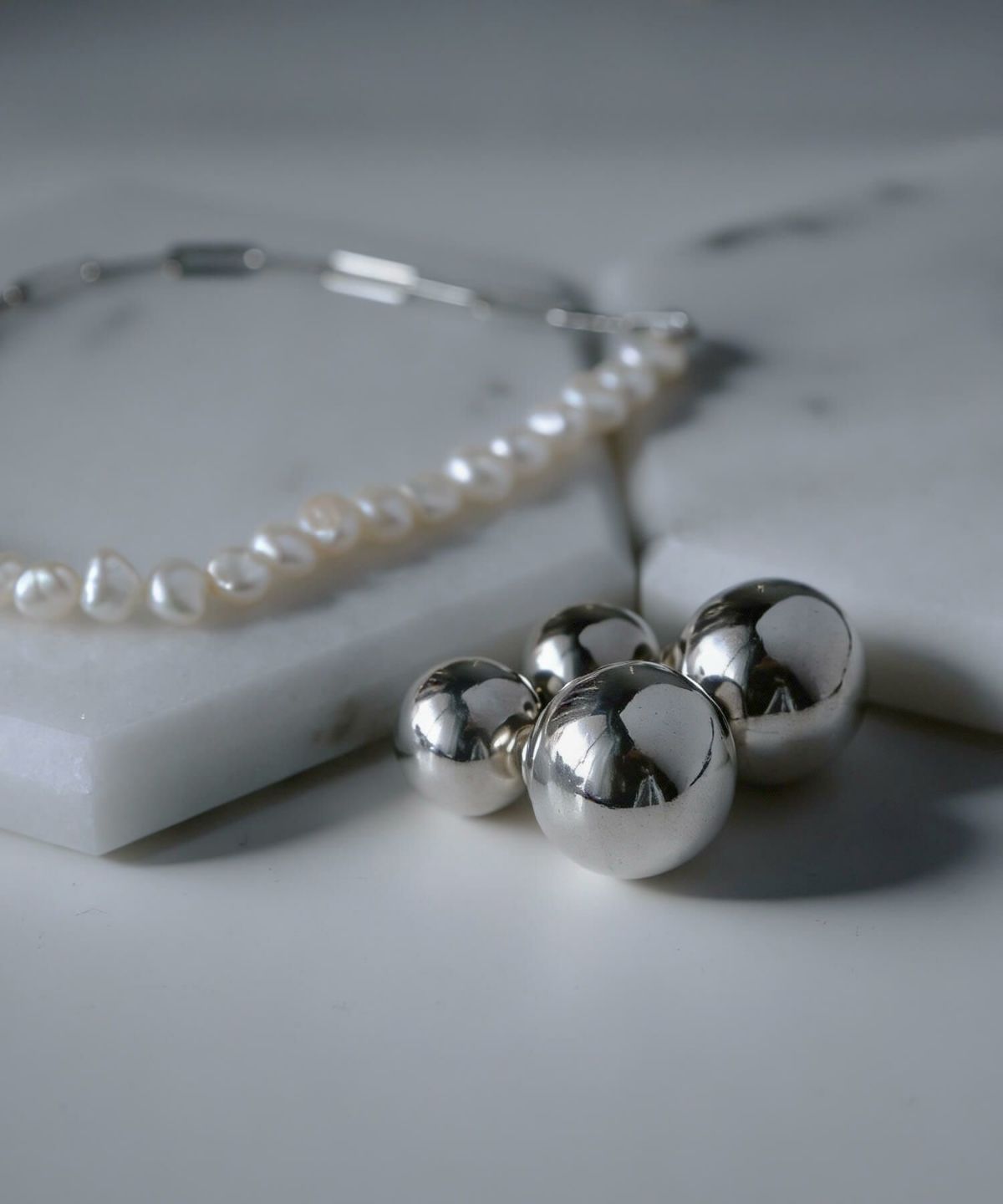 【片耳用】金属アレルギー対応 シルバー ピアス 【Pallo パロ】 silver925 シルバー925 バックキャッチピアス ダブルキャッチ シルバーピアス 大ぶり 丸玉 シルバー トライバルピアス レトロ