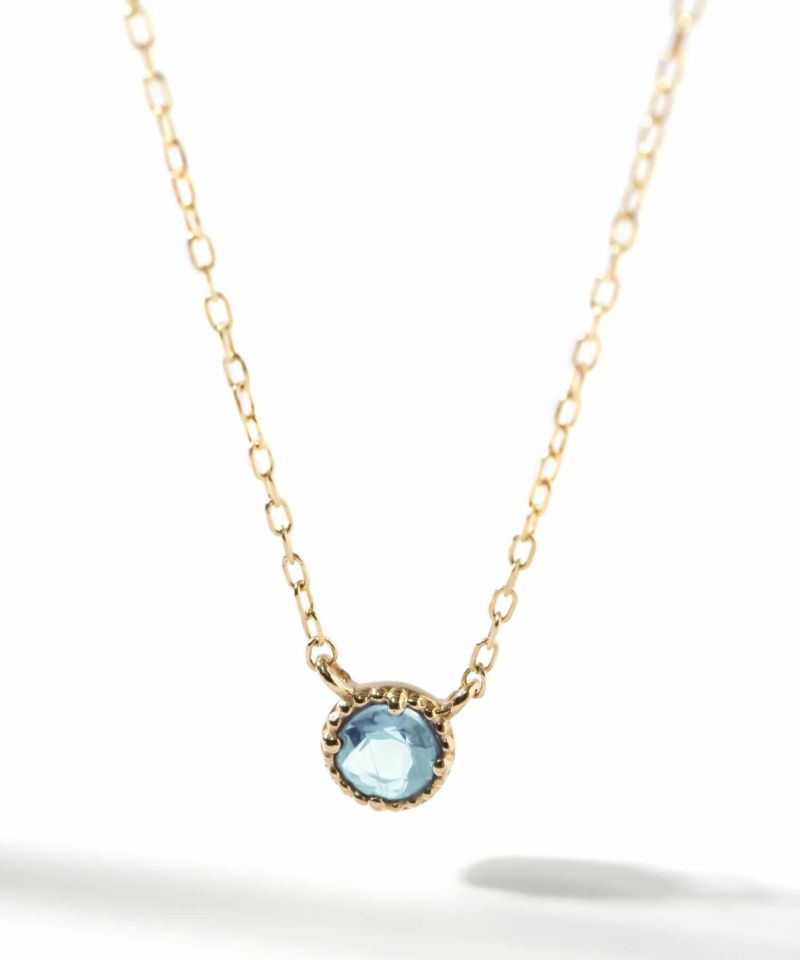 アメジスト ブルートパーズ ネックレス ペンダント 天然石 チェーン K10 【gloa-fem-nk グロア・フェム】 10金 ネックレス レディース アメシスト イエローゴールド 10K 金属アレルギー 対応 ゴールド おしゃれ 誕生石 ネックレス パワーストーン お守り