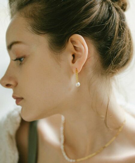 【訳ありアウトレット品】★通常価格→アウトレット価格 パール ピアス 揺れる ぶら下がり シルバー925 金属アレルギー対応 フープ 【Afrizo-Tva アフリジオ・トヴォ】 ピアス 18k 仕上げ 真珠 ピアス 普段 使い シルバー ゴールド ピアス ニッケルフリー シンプル ピアス