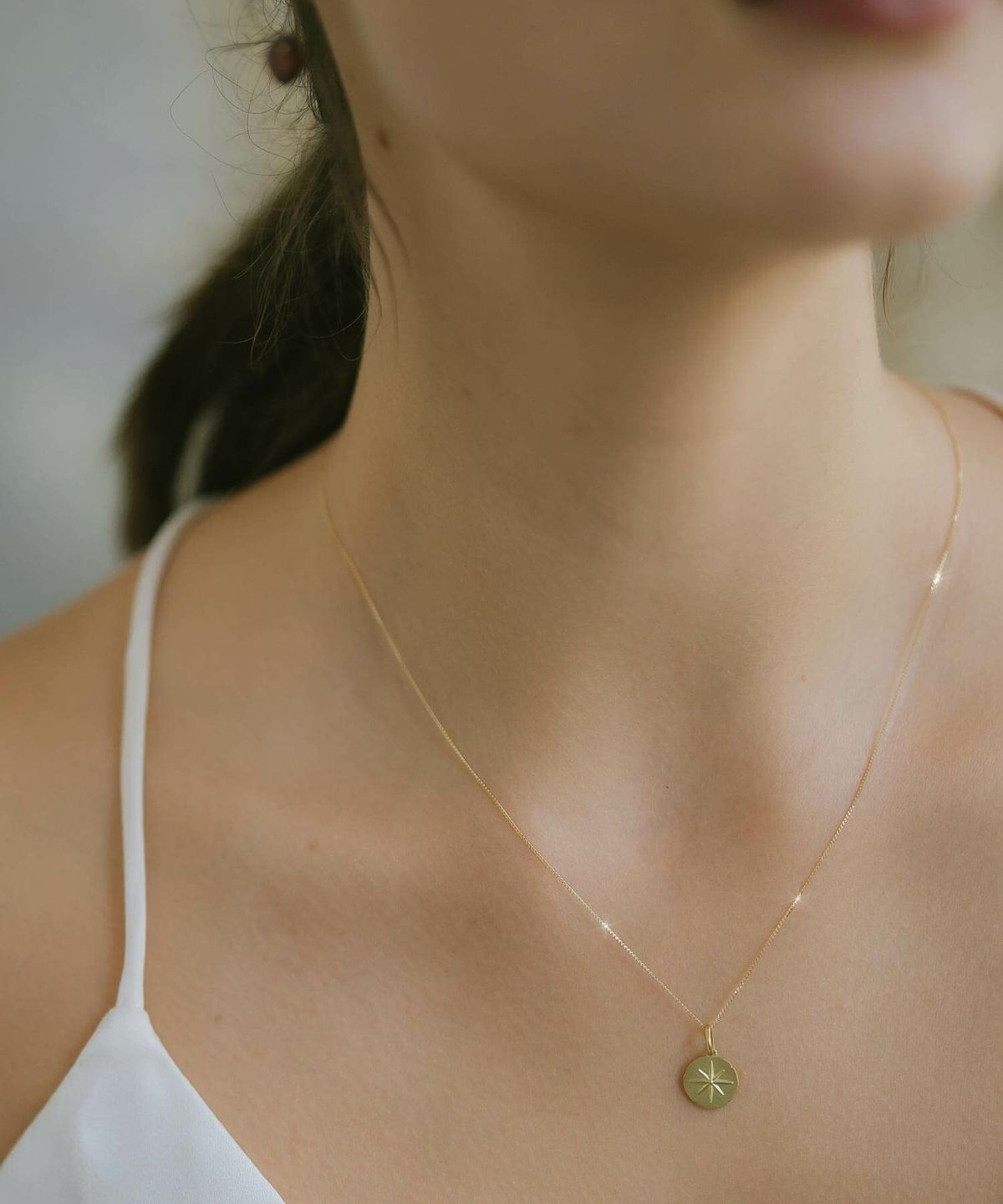 コインネックレスK1010Kレディースライオンアニマルモチーフ【rafolio-leoneラフォリオ・レオネ】コインネックレス金貨メダル10金リバーシブルネックレスゴールドネックレスゴールドペンダント丸ラウンド金属アレルギー対応小豆チェーン長さ45cm