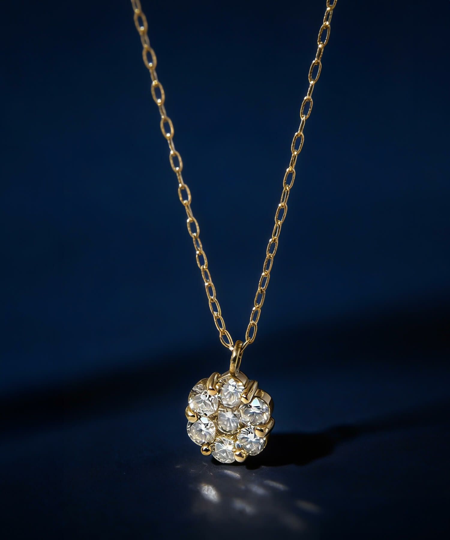 一粒ダイヤ 18k チェーン ネックレス レディース 金属アレルギー 【asteri-merope アステリ・メロぺ】 ダイヤモンド k18 ネックレス 18金 クリスマス ギフト 女性 プレゼント 大人 シンプル 華奢 緻密 細い 滑らか ネックレス 40cm 40センチ 上品