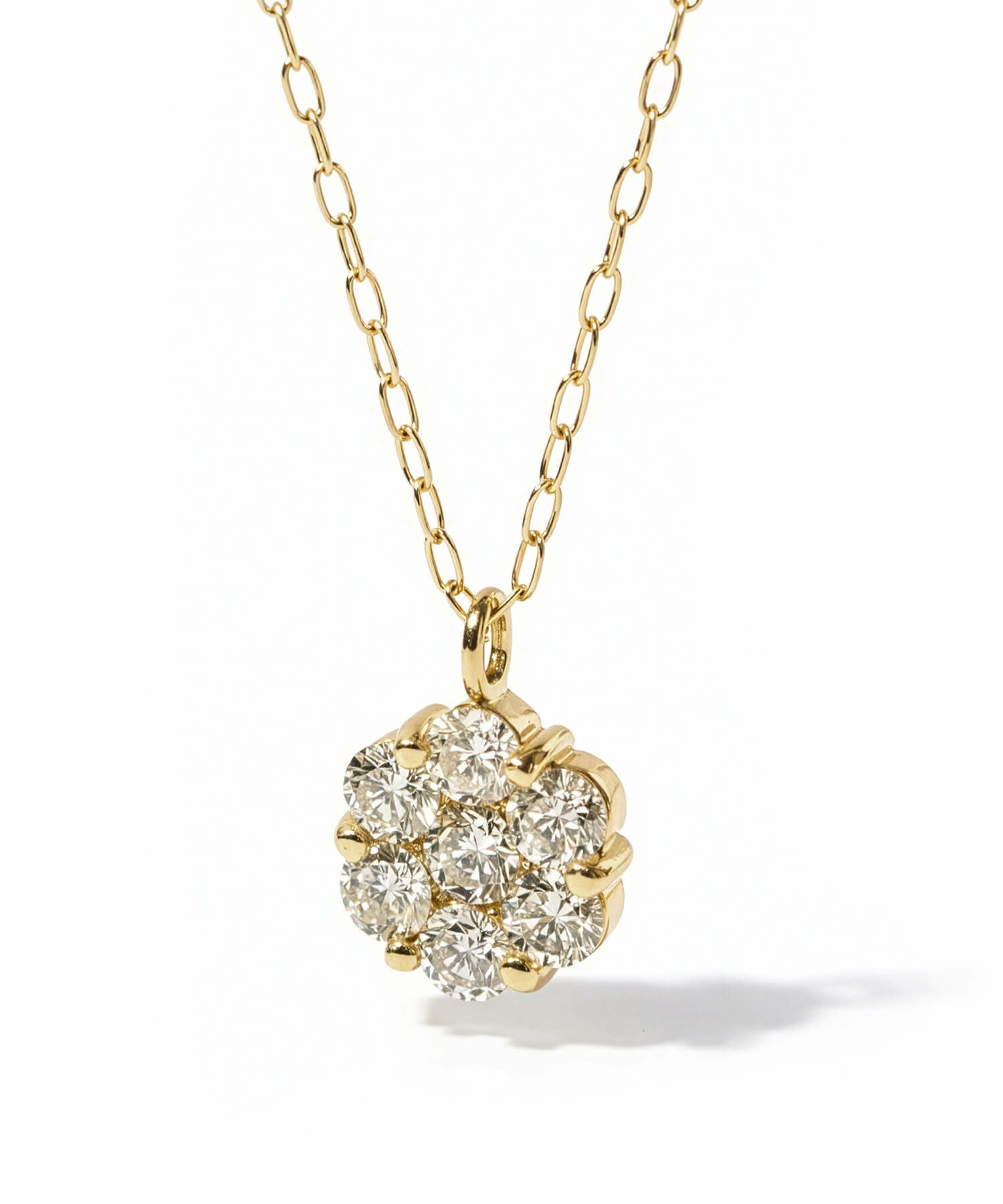 一粒ダイヤ 18k チェーン ネックレス レディース 金属アレルギー 【asteri-merope アステリ・メロぺ】 ダイヤモンド k18 ネックレス 18金 クリスマス ギフト 女性 プレゼント 大人 シンプル 華奢 緻密 細い 滑らか ネックレス 40cm 40センチ 上品