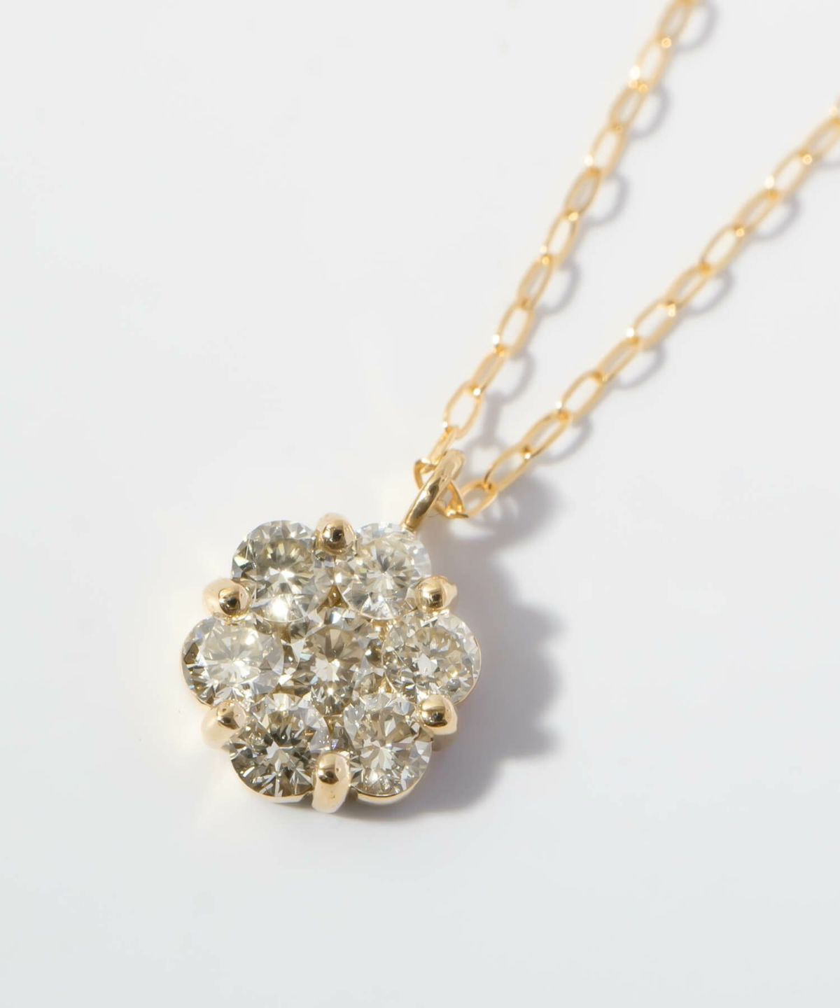 一粒ダイヤ 18k チェーン ネックレス レディース 金属アレルギー 【asteri-merope アステリ・メロぺ】 ダイヤモンド k18 ネックレス 18金 クリスマス ギフト 女性 プレゼント 大人 シンプル 華奢 緻密 細い 滑らか ネックレス 40cm 40センチ 上品