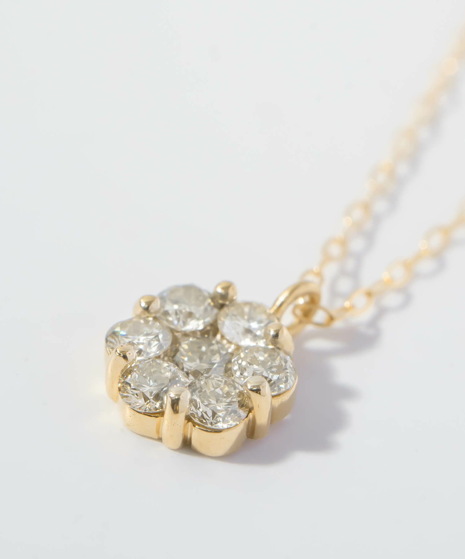 一粒ダイヤ 18k チェーン ネックレス レディース 金属アレルギー 【asteri-merope アステリ・メロぺ】 ダイヤモンド k18 ネックレス 18金 クリスマス ギフト 女性 プレゼント 大人 シンプル 華奢 緻密 細い 滑らか ネックレス 40cm 40センチ 上品