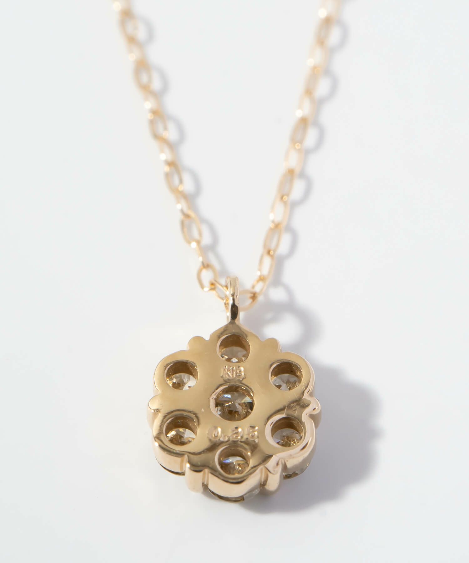 一粒ダイヤ 18k チェーン ネックレス レディース 金属アレルギー 【asteri-merope アステリ・メロぺ】 ダイヤモンド k18 ネックレス 18金 クリスマス ギフト 女性 プレゼント 大人 シンプル 華奢 緻密 細い 滑らか ネックレス 40cm 40センチ 上品