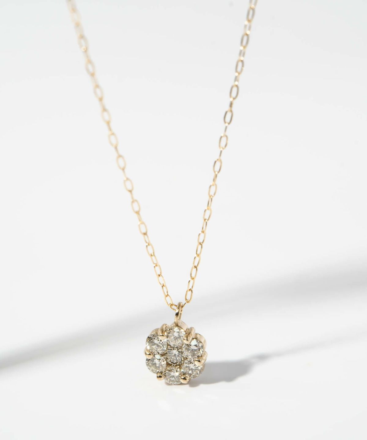 一粒ダイヤ 18k チェーン ネックレス レディース 金属アレルギー 【asteri-merope アステリ・メロぺ】 ダイヤモンド k18 ネックレス 18金 クリスマス ギフト 女性 プレゼント 大人 シンプル 華奢 緻密 細い 滑らか ネックレス 40cm 40センチ 上品