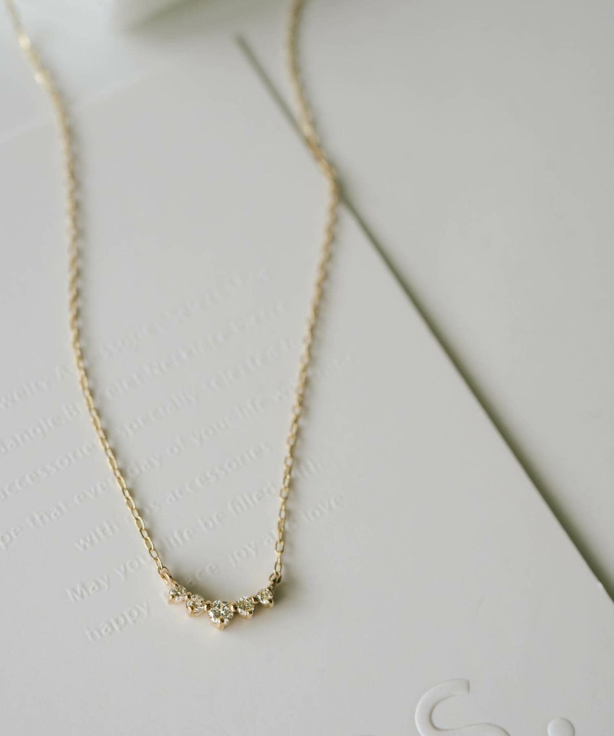 ダイヤモンド ネックレス レディース シンプル 大人 ゴールド 【palve-thorn パルヴェ・トルネ】 5連 ダイヤ ネックレス 華奢 ペンダントトップ 天然石 10金 ネックレス チェーン k10 10k 金属アレルギー 対応 イエローゴールド おしゃれ 誕生石 子ども パワーストーン