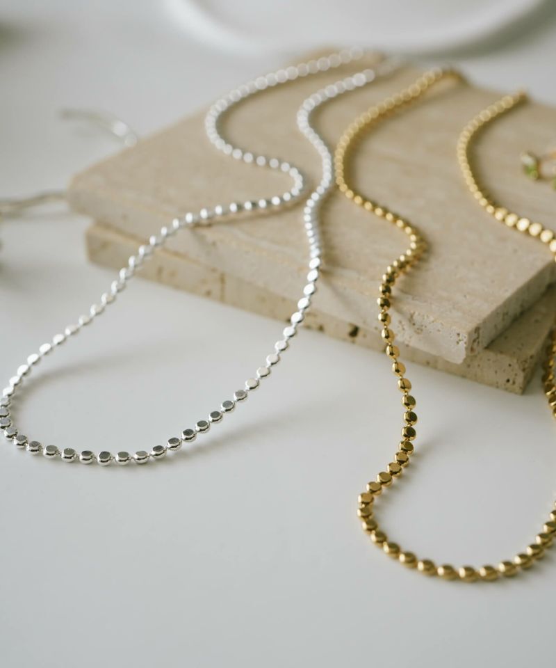 ネックレス レディース シンプル 【kivia-nk キヴィア・ネックレス】 チェーン だけ シルバー 925 大人 カジュアル 金属アレルギー ネックレスチェーンのみ ジュエリー ビーズ ネックレス シルバー かわいい おしゃれ 20代 30代 40代 50代