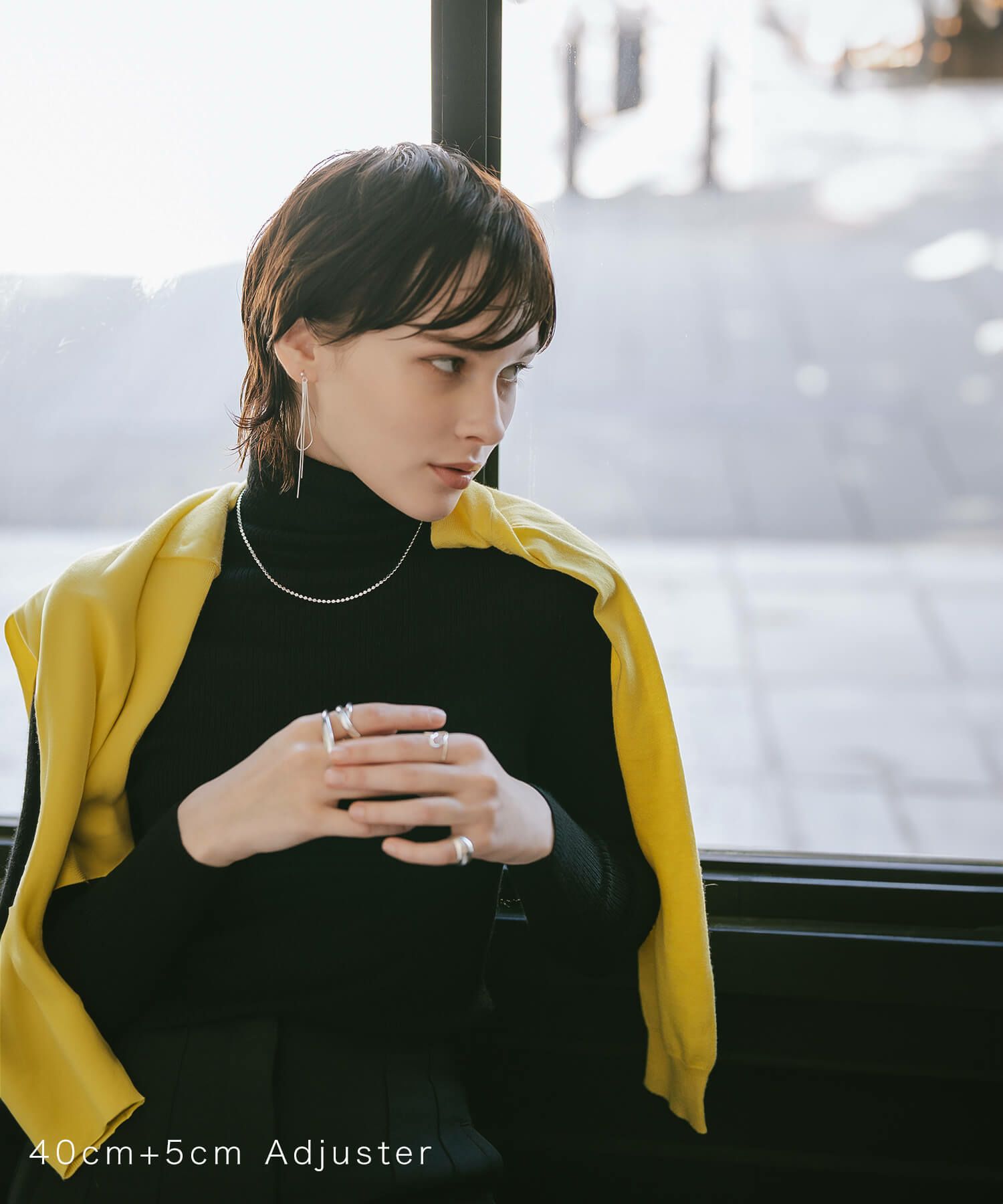 ネックレス レディース シンプル 【kivia-nk キヴィア・ネックレス】 チェーン だけ シルバー 925 大人 カジュアル 金属アレルギー ネックレスチェーンのみ ジュエリー ビーズ ネックレス シルバー かわいい おしゃれ 20代 30代 40代 50代