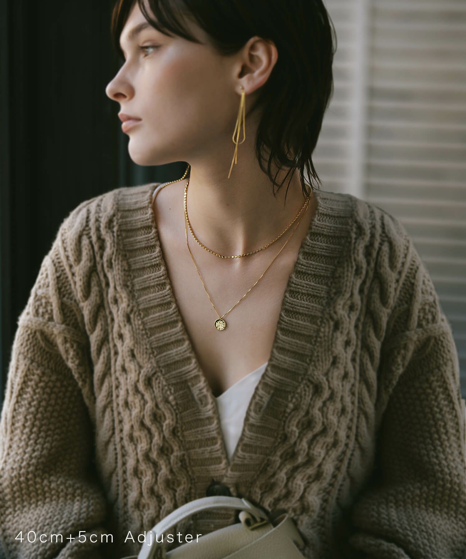 ネックレス レディース シンプル 【kivia-nk キヴィア・ネックレス】 チェーン だけ シルバー 925 大人 カジュアル 金属アレルギー ネックレスチェーンのみ ジュエリー ビーズ ネックレス シルバー かわいい おしゃれ 20代 30代 40代 50代