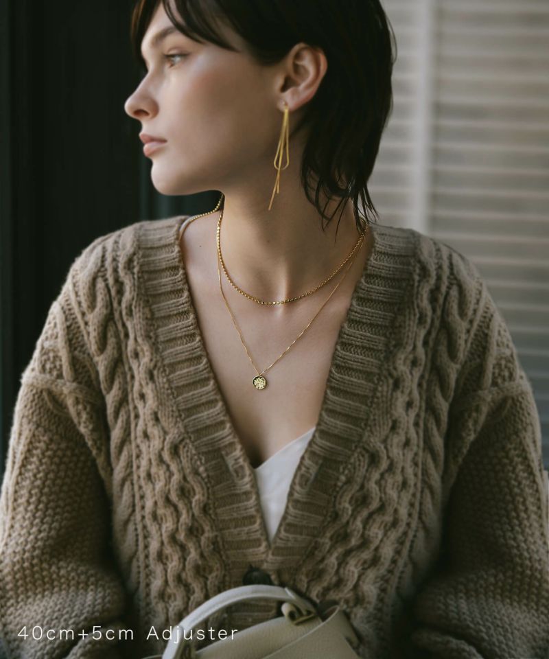 ネックレス レディース シンプル 【kivia-nk キヴィア・ネックレス】 チェーン だけ シルバー 925 大人 カジュアル 金属アレルギー ネックレスチェーンのみ ジュエリー ビーズ ネックレス シルバー かわいい おしゃれ 20代 30代 40代 50代