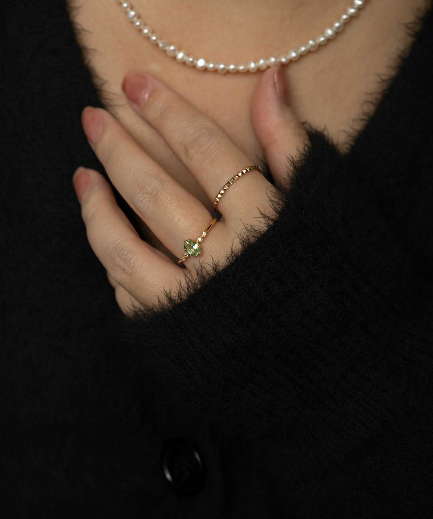 スタッズ k10 リング 指輪 10金 レディース 【spina スピナ】 | Ops