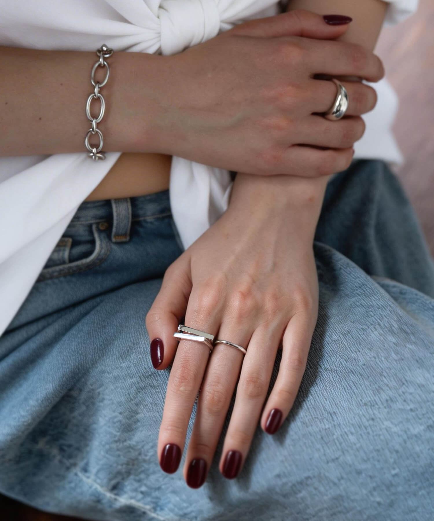 指輪 リング おしゃれ シンプル レディース シルバー925 ゴールド