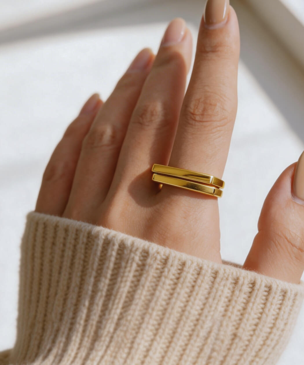 指輪 リング おしゃれ シンプル レディース シルバー925 ゴールド