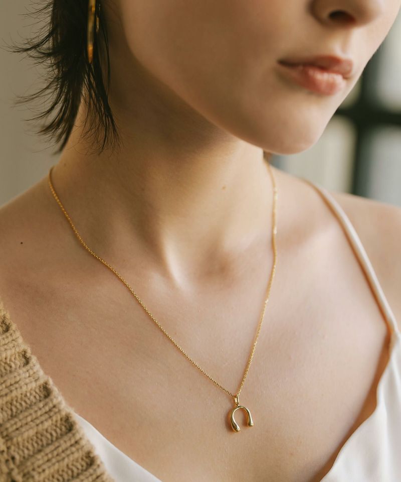 ホースシュー ネックレス レディース シンプル 【pedol-nk ぺドル